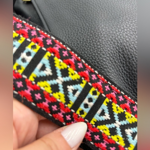 FOSSIL Pebbled Leather Expandable Covertible Crossbody Shoulder Bag - Picture 9 of 16